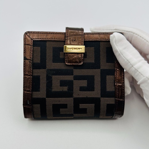 Givenchy Brown and Black Wallet - Picture 1 of 9
